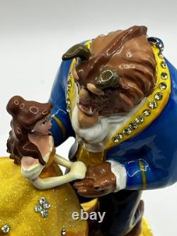 Disney Arribas Brothers Belle Beauty & Beast Figurine Jeweled Trinket Box