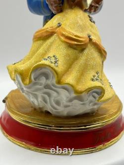 Disney Arribas Brothers Belle Beauty & Beast Figurine Jeweled Trinket Box