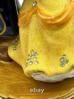 Disney Arribas Brothers Belle Beauty & Beast Figurine Jeweled Trinket Box
