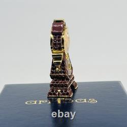 Disney Arribas Brothers Jewelled Swarovski Beauty & The Beast Cogsworth Figurine