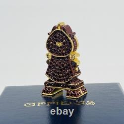 Disney Arribas Brothers Jewelled Swarovski Beauty & The Beast Cogsworth Figurine