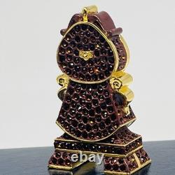 Disney Arribas Brothers Jewelled Swarovski Beauty & The Beast Cogsworth Figurine