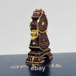 Disney Arribas Brothers Jewelled Swarovski Beauty & The Beast Cogsworth Figurine