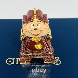 Disney Arribas Brothers Jewelled Swarovski Beauty & The Beast Cogsworth Figurine