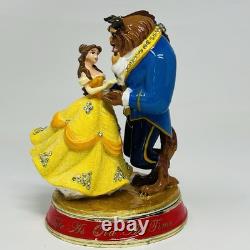 Disney Arribas Brothers Lg. 7 Belle Beauty & Beast Dancing Jeweled Trinket Box