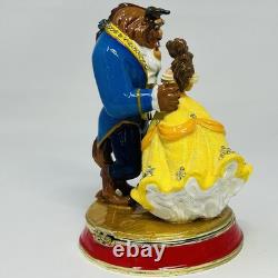 Disney Arribas Brothers Lg. 7 Belle Beauty & Beast Dancing Jeweled Trinket Box