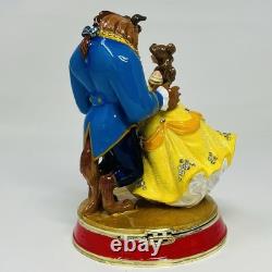 Disney Arribas Brothers Lg. 7 Belle Beauty & Beast Dancing Jeweled Trinket Box
