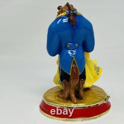 Disney Arribas Brothers Lg. 7 Belle Beauty & Beast Dancing Jeweled Trinket Box