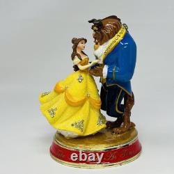 Disney Arribas Brothers Lg. 7 Belle Beauty & Beast Dancing Jeweled Trinket Box