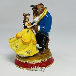 Disney Arribas Brothers Lg. 7 Belle Beauty & Beast Dancing Jeweled Trinket Box