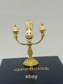 Disney Arribas Brothers Lumiere Beauty And The Beast Swarovski Jewelled Figurine