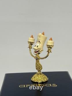 Disney Arribas Brothers Lumiere Beauty And The Beast Swarovski Jewelled Figurine