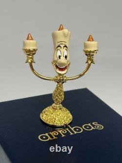 Disney Arribas Brothers Lumiere Beauty And The Beast Swarovski Jewelled Figurine