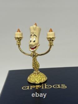 Disney Arribas Brothers Lumiere Beauty And The Beast Swarovski Jewelled Figurine