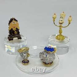 Disney Arribas Brothers Lumiere Beauty And The Beast Swarovski Jewelled Figurine
