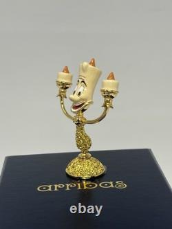 Disney Arribas Brothers Lumiere Beauty & The Beast Swarovski Jewelled Figure MIB