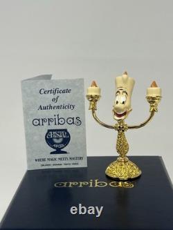 Disney Arribas Brothers Lumiere Beauty & The Beast Swarovski Jewelled Figure MIB