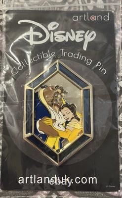 Disney Artland Belle & Beast Diamond Beauty and the Beast Pin LE 200