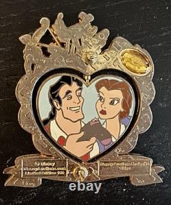 Disney Auctions Beauty Beast Goofed Up Valentine's Day Pin LE 100 Gaston Belle