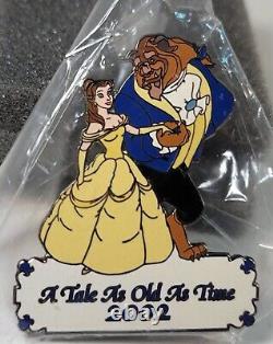 Disney Auctions Beauty & Beast Tale as Old as Time 2002 Series (x5 Pins) LE 100