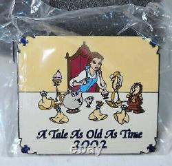 Disney Auctions Beauty & Beast Tale as Old as Time 2002 Series (x5 Pins) LE 100