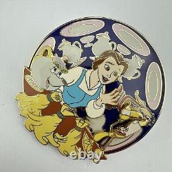 Disney Auctions Beauty and the Beast Be Our Guest LE 500 Spinner Pin Belle