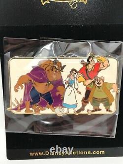 Disney Auctions Beauty and the Beast Cast LE 100 Jumbo Pin Belle Gaston Lumiere