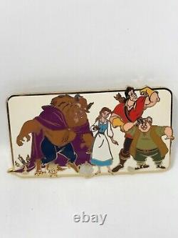 Disney Auctions Beauty and the Beast Cast LE 100 Jumbo Pin Belle Gaston Lumiere