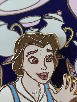 Disney Auctions Beauty & the Beast Belle Spinner Pin Be Our Guest LE 500 Rare