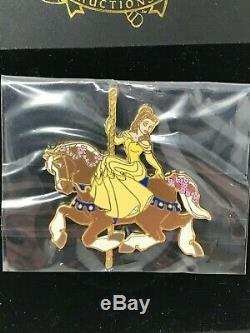 Disney Auctions Belle Princess Carousel LE 100 Pin Beauty and the Beast Philippe