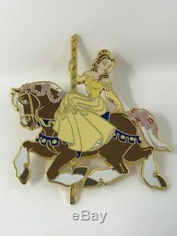 Disney Auctions Belle Princess Carousel LE 100 Pin Beauty and the Beast Philippe