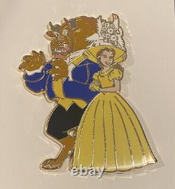 Disney Auctions Belle and Beast Easter Hats 2006 LE 100 Pin Beauty & the Beast