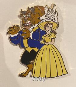Disney Auctions Belle and Beast Easter Hats 2006 LE 100 Pin Beauty & the Beast