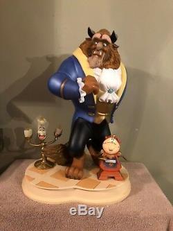 Disney Auctions Big Fig Beauty and the Beast, Lumiere, Cogsworth Figurine Figure