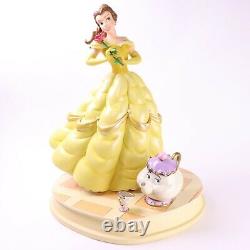 Disney Auctions Big Figurine Beauty and the Beast Belle Mrs. Potts Chip Figure