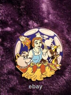 Disney Auctions (P. I. N. S.) Beauty and the Beast Spinner pin Le 500