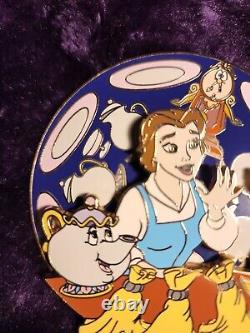 Disney Auctions (P. I. N. S.) Beauty and the Beast Spinner pin Le 500