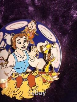 Disney Auctions (P. I. N. S.) Beauty and the Beast Spinner pin Le 500