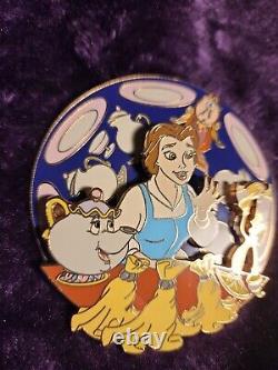 Disney Auctions (P. I. N. S.) Beauty and the Beast Spinner pin Le 500