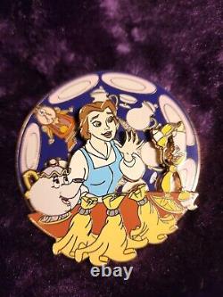 Disney Auctions (P. I. N. S.) Beauty and the Beast Spinner pin Le 500
