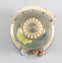 Disney BEAUTY AND THE BEAST Large Snow Globe Plays Beauty and the Beast MIB