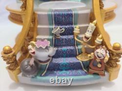 Disney BEAUTY AND THE BEAST in the Library with Their Friends Snowglobe ©1991