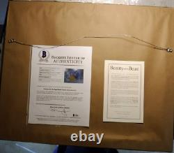Disney BEAUTY and THE BEAST Cel Double Signed Rare signatures limited edition