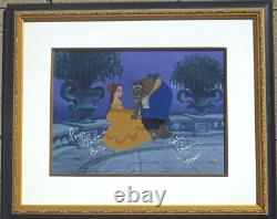 Disney BEAUTY and THE BEAST Cel Double Signed Rare signatures limited edition