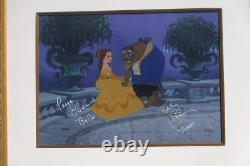 Disney BEAUTY and THE BEAST Cel Double Signed Rare signatures limited edition