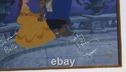 Disney BEAUTY and THE BEAST Cel Double Signed Rare signatures limited edition