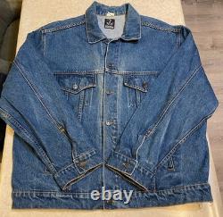 Disney Beauty And Beast Broadway Musical Denim Jean Jacket Sz Medium Rare