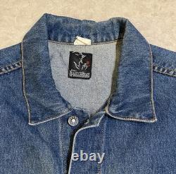 Disney Beauty And Beast Broadway Musical Denim Jean Jacket Sz Medium Rare