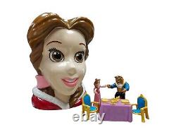 Disney Beauty And Beast Playset Polly Pocket Portrait Face Head Belle
