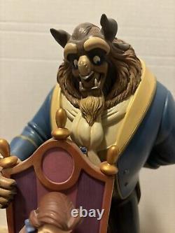 Disney Beauty And The Beast 10th Anniversary Multi Mini Snowglobes Statue
